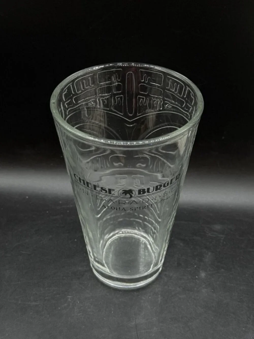 Tiki Aloha Spirit Cheeseburger in Paradise Maui Hawaii Pint Glass